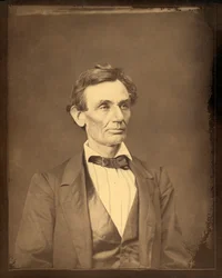Porträt von Lincoln als Präsidentschaftskandidat