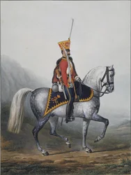 Soldat des Leibgarde-Husaren-Regiments, 1817-1824