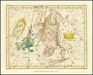 1822 - Alexander Jamieson - Nördliche Krone, Herkules und Zerberus und Leier