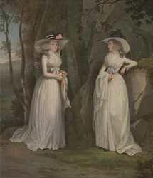 Eleanor und Margaret Ross, zwischen 1785 und 1790