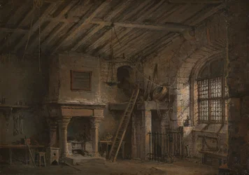 Bühnenbild für Heart of Midlothian; Das Tolbooth