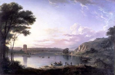 Die Union-Brücke bei Berwick on Tweed, ca. 1819