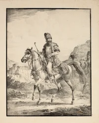 Perser zu Pferd, 1820