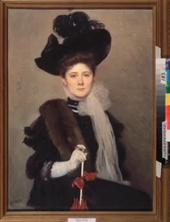 Porträt der Künstlerin Lyubov Gaush
