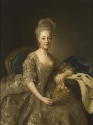 Porträt von Hedwig Elisabeth Charlotte von Holstein-Gottorp 1759-1818, 1774