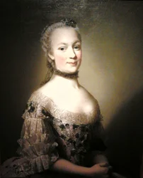 Porträt von Katarzyna Mniszech, geborene Zamoyska
