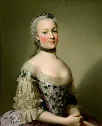 Porträt von Katarzyna Mniszech, geborene Zamoyska