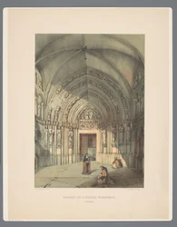 Bergportal der Sint-Servaasbasiliek in Maastricht (Anciens Monuments d