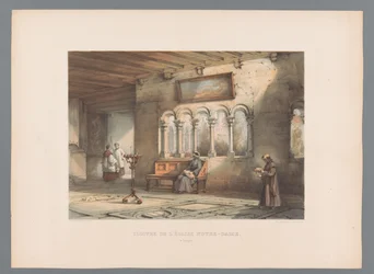 Ansicht des Klosters der Basilika Unserer Lieben Frau in Tongeren