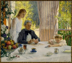 Auf dem Balkon