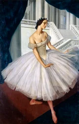 Porträt der Ballerina Anna Pawlowa 1881-1931, 1924