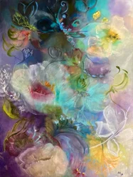 Träumerisches florales Abstrakt