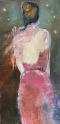 Träumende rosa Nacht