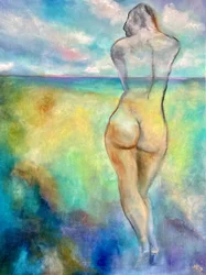Ätherische Nackte Landschaft