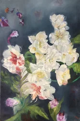 Weiche Weiße Blüten