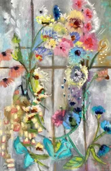 Lebendige Fensterblüten