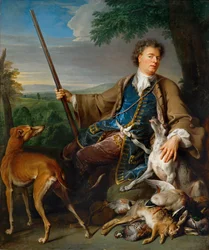 Porträt des Künstlers als Jäger, um 1699