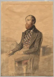 Porträt von Alfred de Musset (1810-1857)