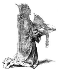 Studie für einen Sarazenen, für Die Gefangenschaft des heiligen Ludwig, ca. 1880-1882