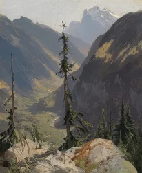 Das Lütschental mit dem Wetterhorn