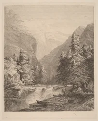 Bergwasserfall