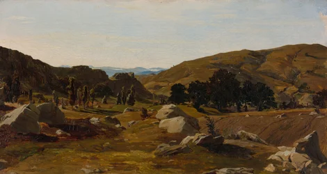 Landschaft bei Chiusi, Toskana, 1841