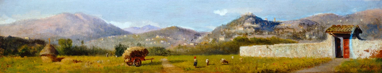 Toskanische Landschaft von Lorenzo Gelati