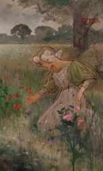 Dekorative Decken der vier Jahreszeiten: Sommer (istiu)
