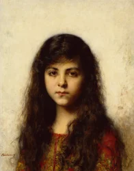 Porträt eines jungen Mädchens