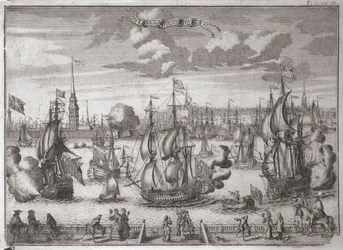 Ansicht von Sankt Petersburg, 1727