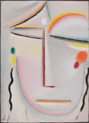 Abstrakter Kopf: Erleuchtung II, 1919