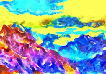 Berge wie gefrorene Wellen, 2020