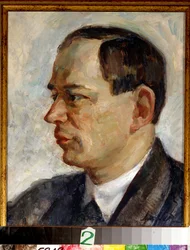 Porträt des Komponisten Vissarion Shebalin (1902-1963)