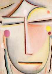 Abstrakt eines Kopfes: Morgenlicht, ca. 1920