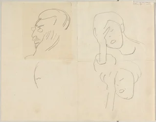 Bildnisskizze Kandinsky