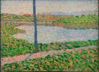 Landschaft mit See