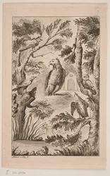 Der Adler und eine Versammlung von Vögeln