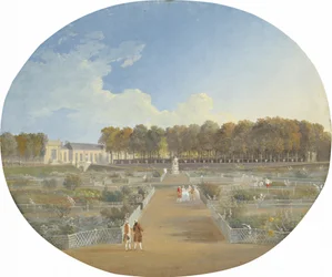 Der Küchengarten des Hôtel de Valentinois in Passy