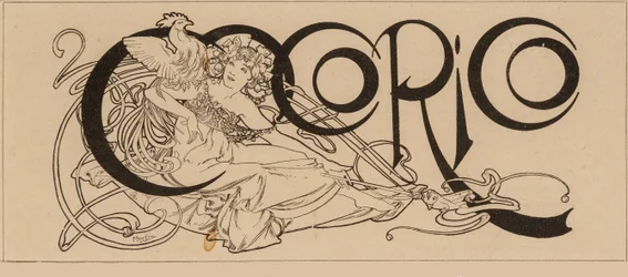 Titel der Zeitschrift Cocorico, 1898