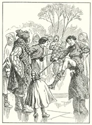 Fröhliches England: Lehrlinge beim Eistanz