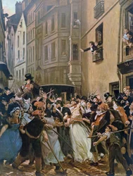 Die Verhaftung von Charlotte Corday