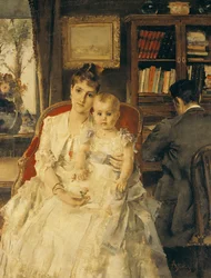 Alles Glück (Familienszene) ca. 1880