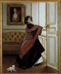 Die Dame mit dem kleinen Hund