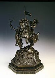 St. Georg und der Drache, Sieg führend