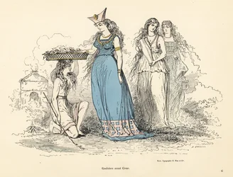 Kostüme der Frauen von Gallien vor der römischen Invasion
