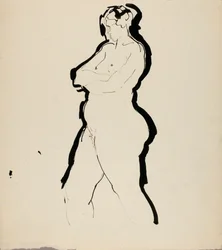 Stehender Akt