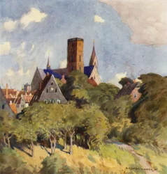 Dänemark: Ribe, eine mittelalterliche Stadt in Nordschleswig