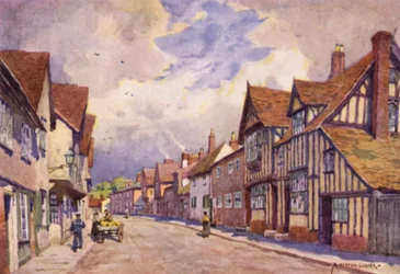 Die alte Moot Hall, Sudbury, Suffolk
