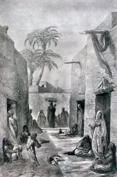 Eine Straße mit ägyptischen Tänzerinnen, Ägypten