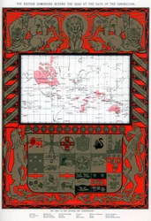 Die britischen Dominions jenseits der Meere zur Zeit der Krönung, 1902